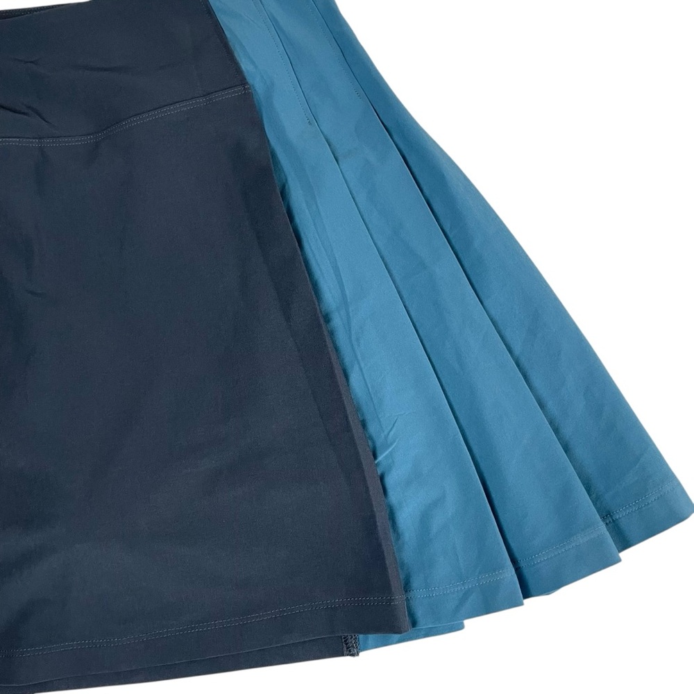 Athleta Fairway Pleated Skort Granite Blue Small - Picture 9 of 16
